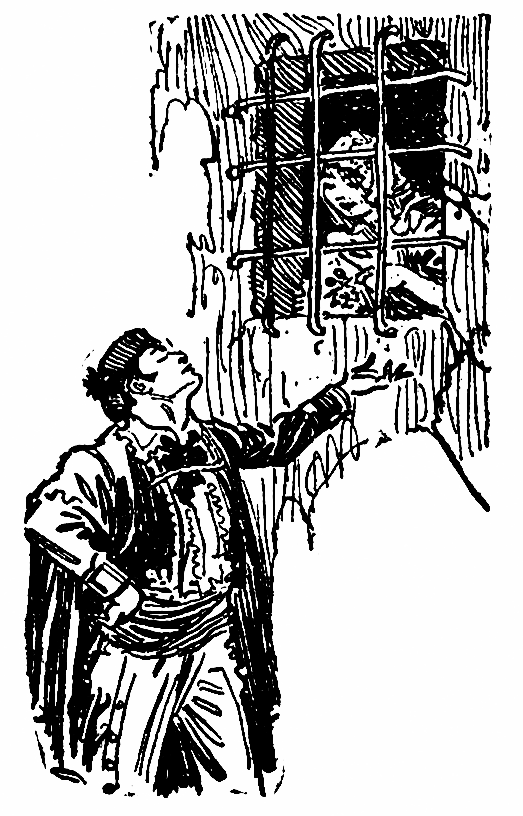 talking to Juana at her window