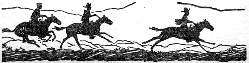 galloping horses with riders